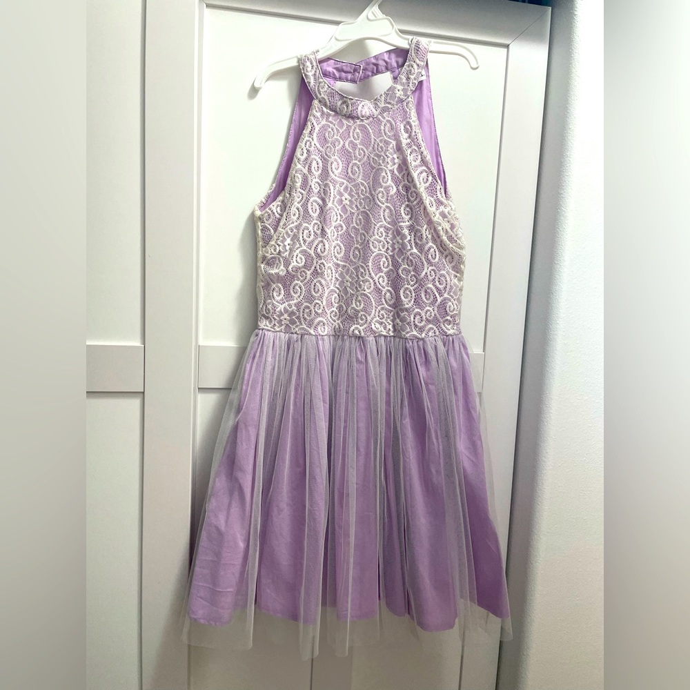 Lavender Lace mini dress Size 8 or S